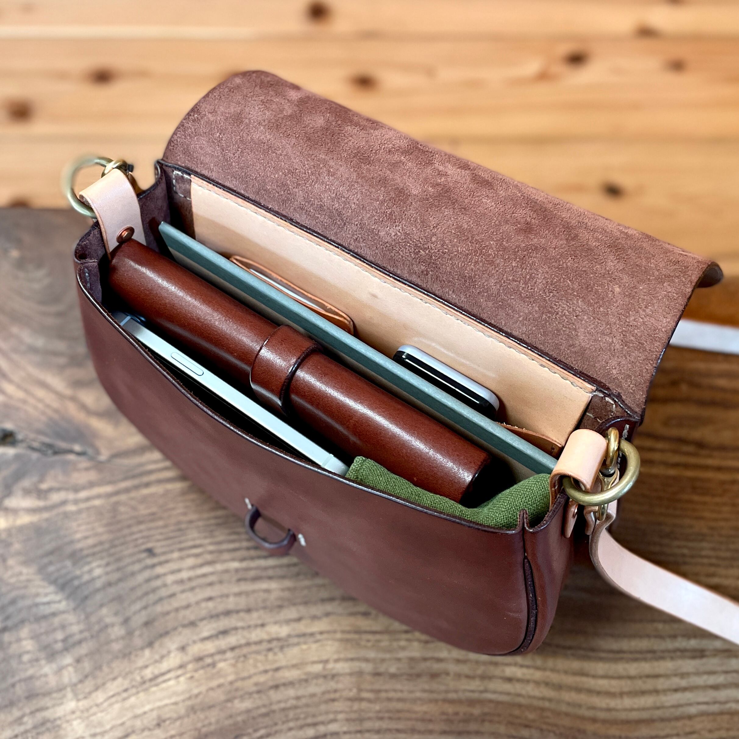ショルダーバッグ 刻印サービス付［全3色］Shoulder Bag［3 colors
