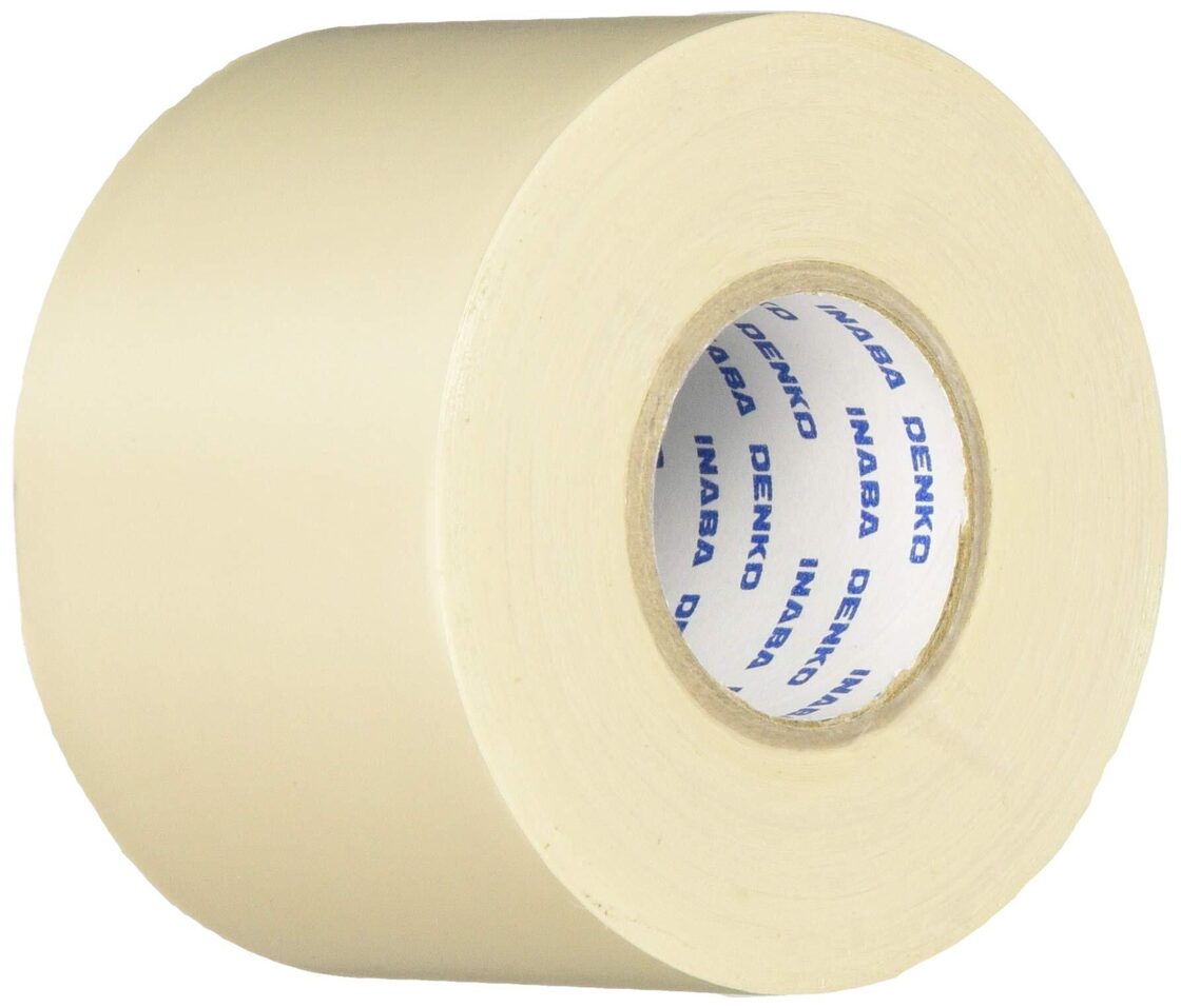 新着商品】因幡電工 粘着テープ 薄厚タイプ 50mm×20m アイボリー HV-50 