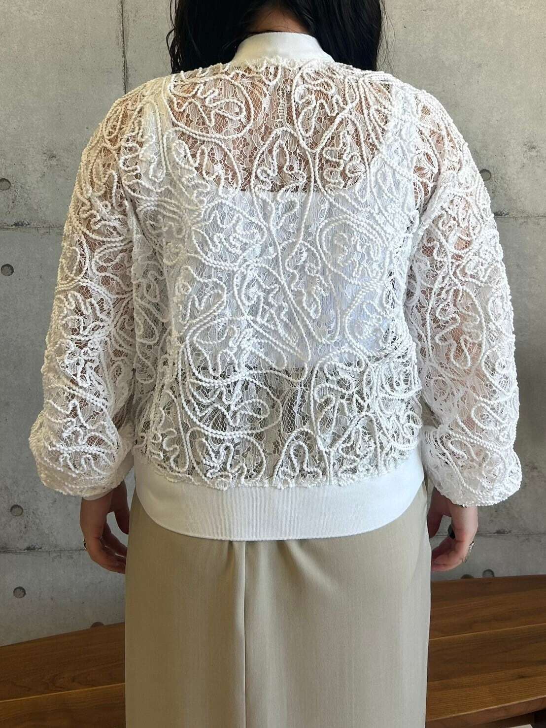 Orr 2025AW レースカーディガン ROSIEE 】コード刺繍レースカーディガン | valance 福井｜レディース