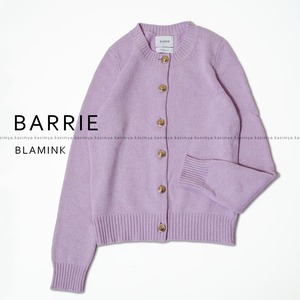 BLAMINK ブラミンク取扱い BARRIE カシミヤニット サイズＳ ライラック カーディガン