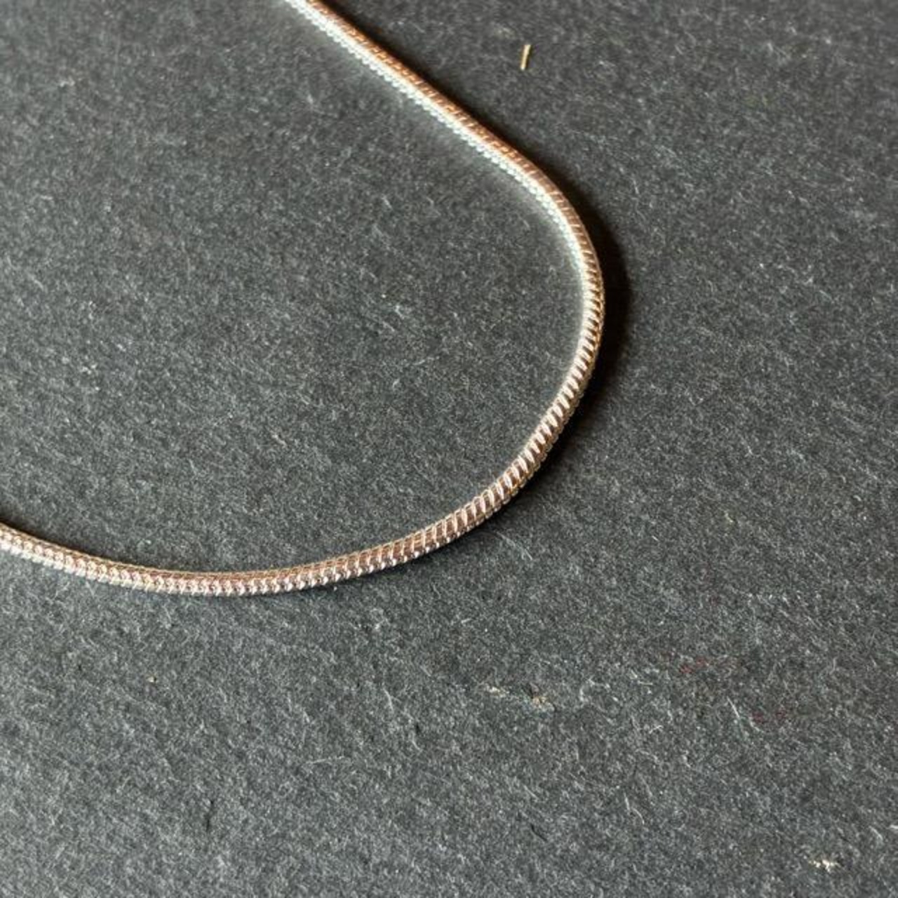 TOPANGA Jewelry　Snake chain silver necklace　55cm