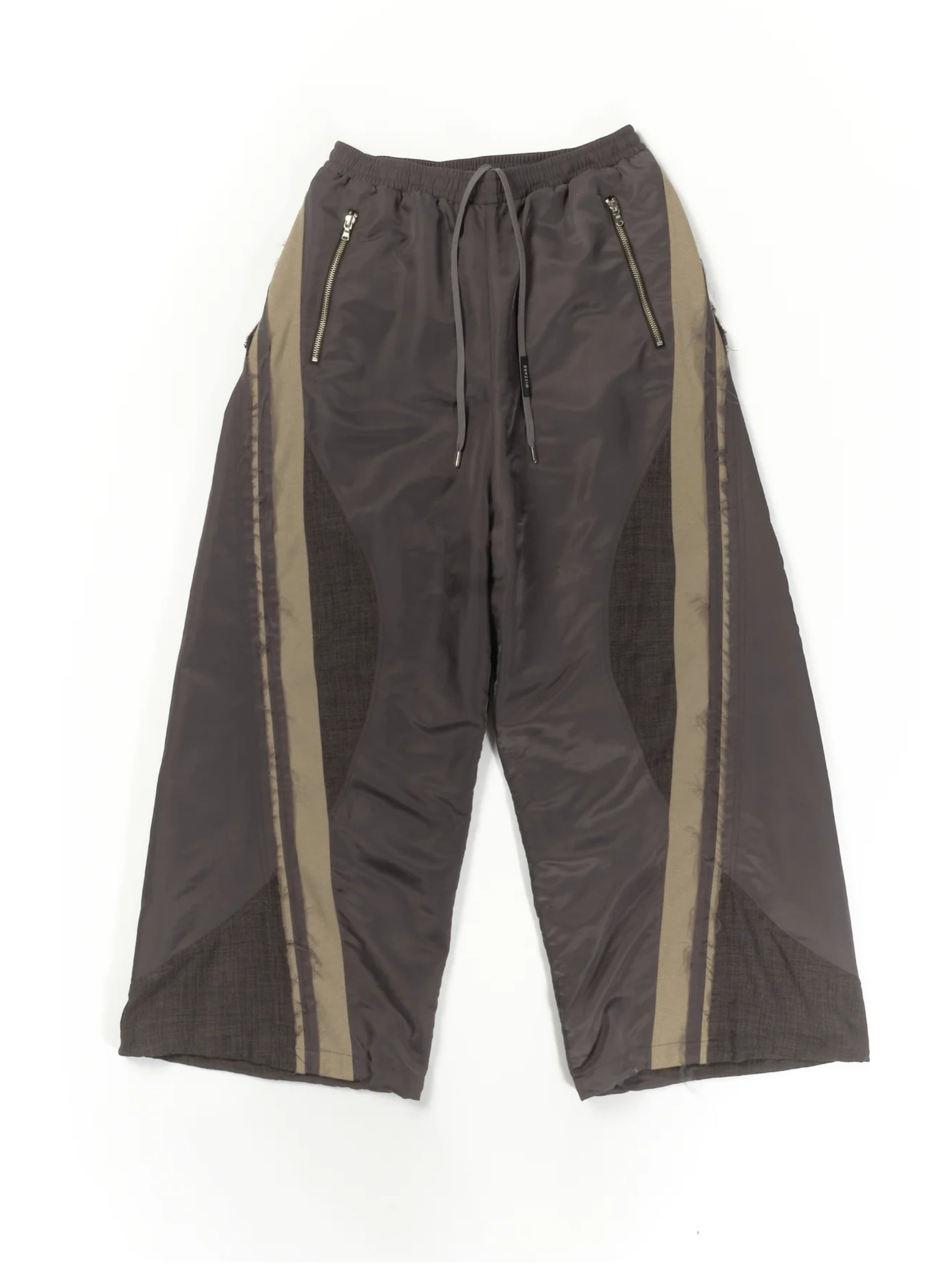 カットアップ トラックパンツ チャコール