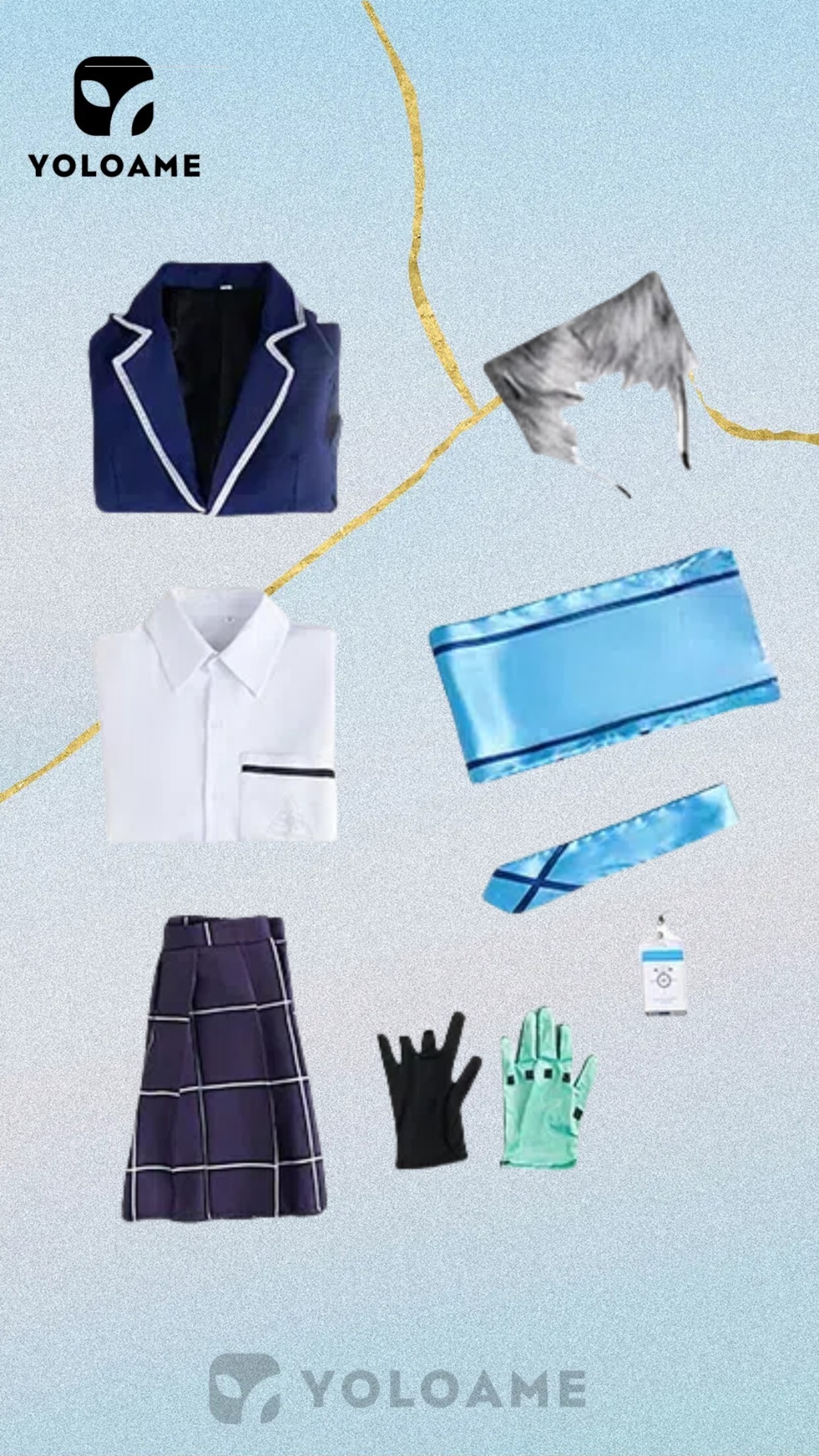 漫之星 ブルーアーカイブ 砂狼シロコ コスプレ衣装