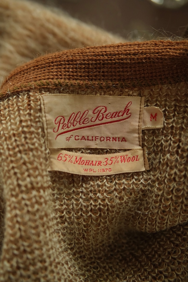 Utah/50's-60's Mohair65% Wool35% cardigan