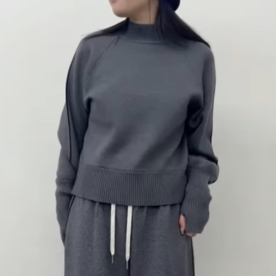 CLOCHE(クロッシェ)】ハイネックラインニット［552-85532］ | GENERALE