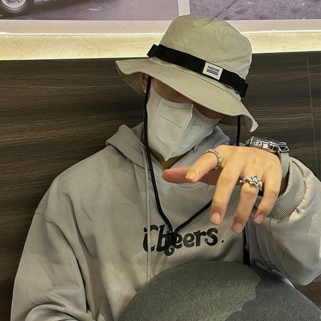 【予約販売】バケットハット メンズ バケハ 帽子 あご紐 バイカラー アウトドア キャンプ 屋外 日焼け防止 UV対策 紫外線 ブラック/グレー/ブルー/イエロー 登山 釣り ストリート スポーティー こなれ感 お洒落 韓国 トレンド