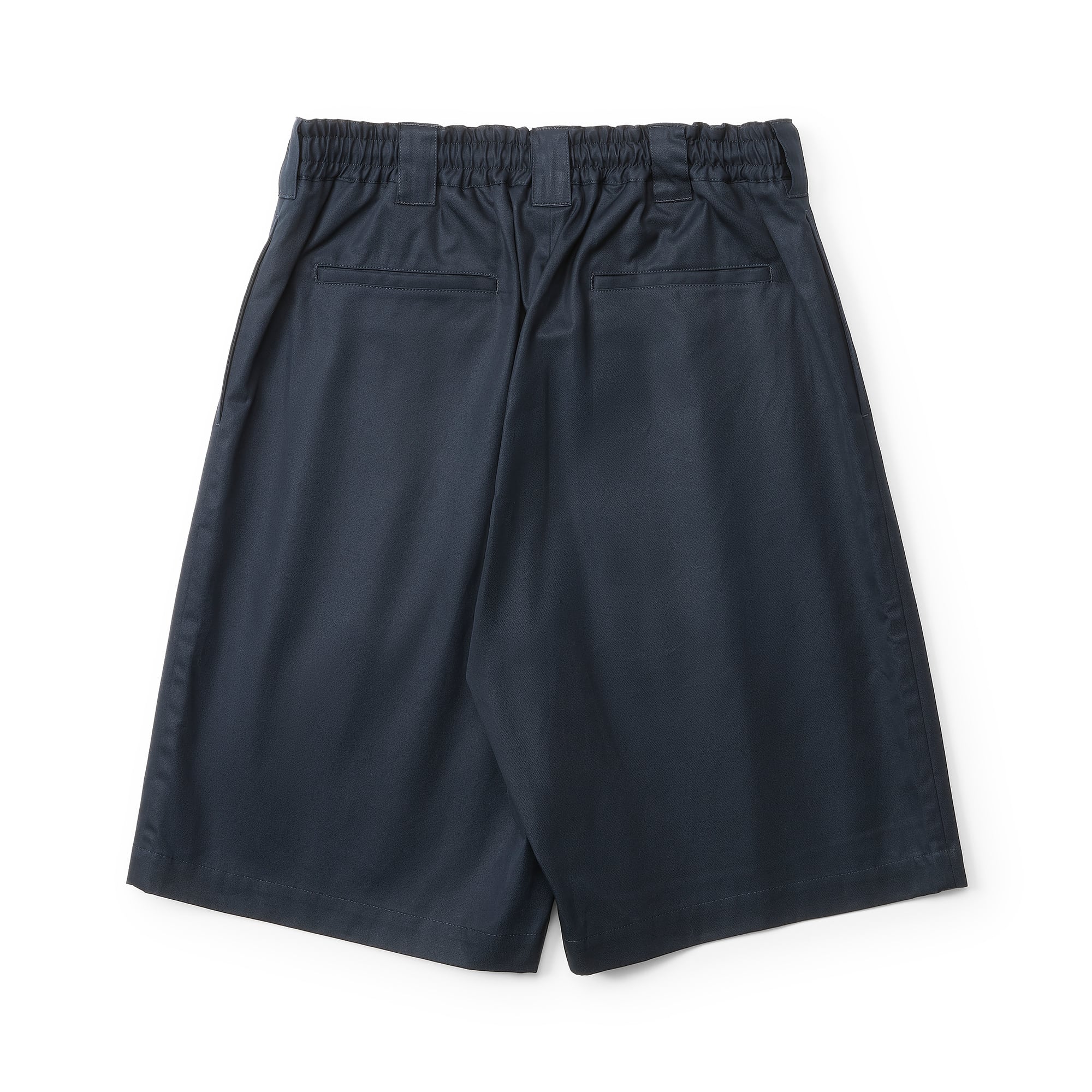 パンツ everyone two tuck cotton wide short pant everyone two tuck cotton wide short pants (D.NAVY) | everyone