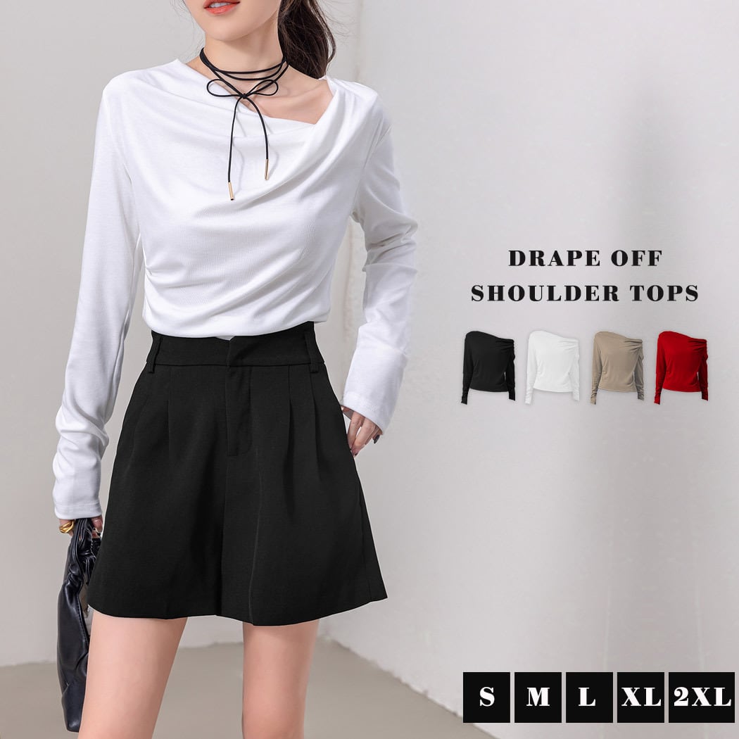 メール便】オフショル 長袖 トップス レディース ／tops2184 | DAY