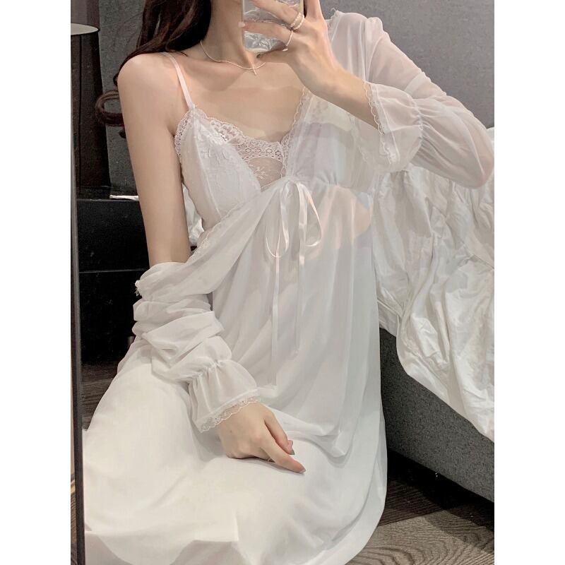 レースドレス ホワイトオータム 大人ガーリー スウィート キュート カジュアル 秋物 萌量不足38164658599