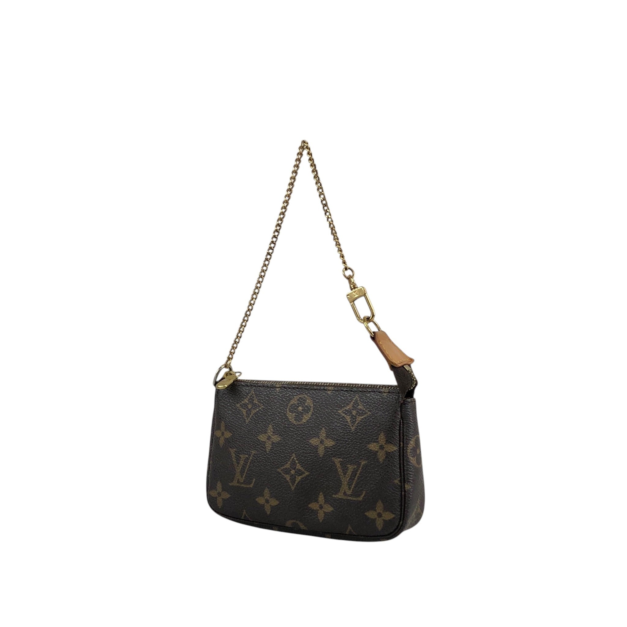 LOUIS VUITTON ルイヴィトン モノグラム ハンドバッグ ブラウン PVC