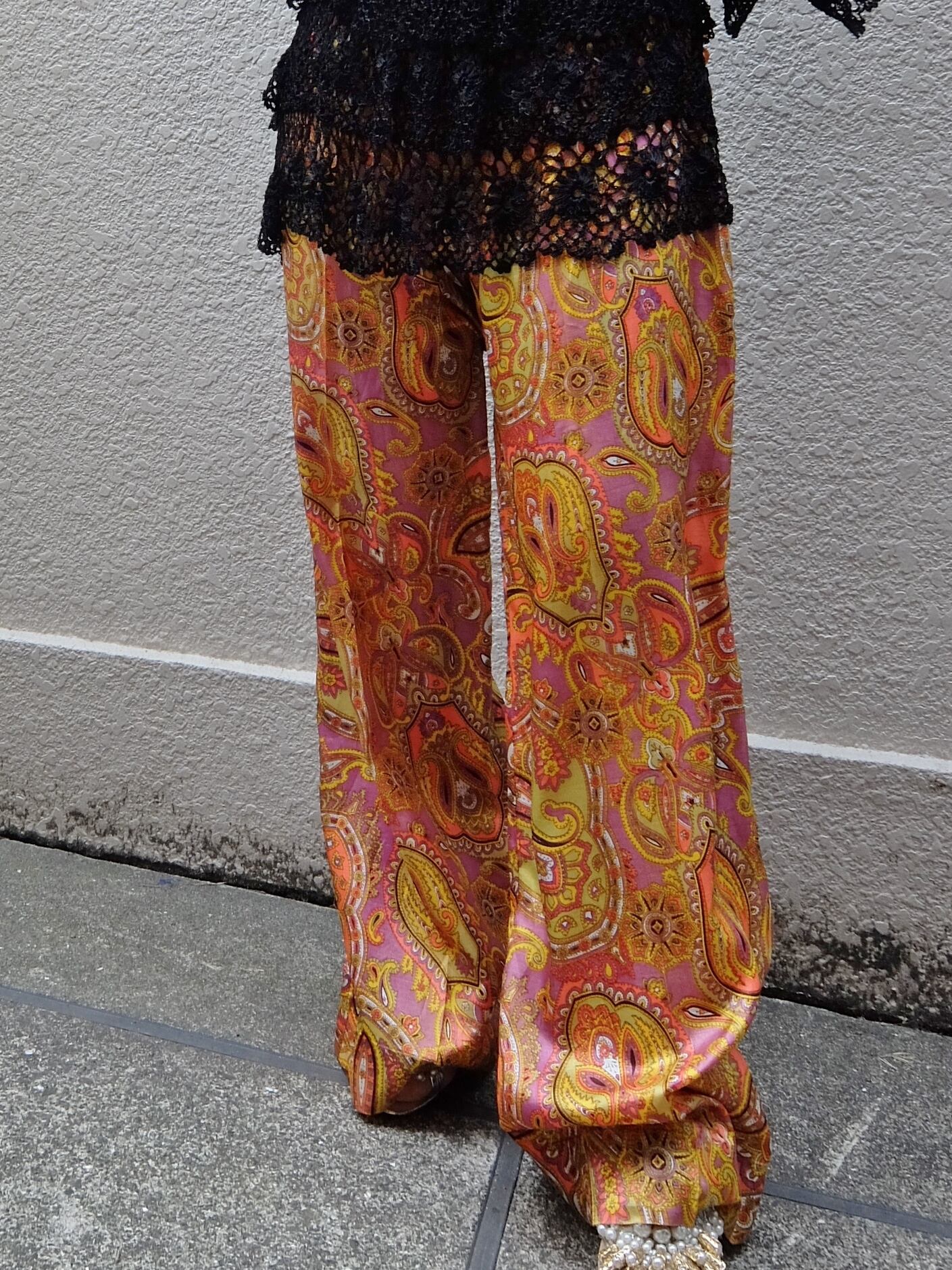 70's Paisley pant ／70年代 ペイズリーパンツ | BIG TIME ｜ヴィンテージ 古着 BIGTIME（ビッグタイム）  powered by BASE