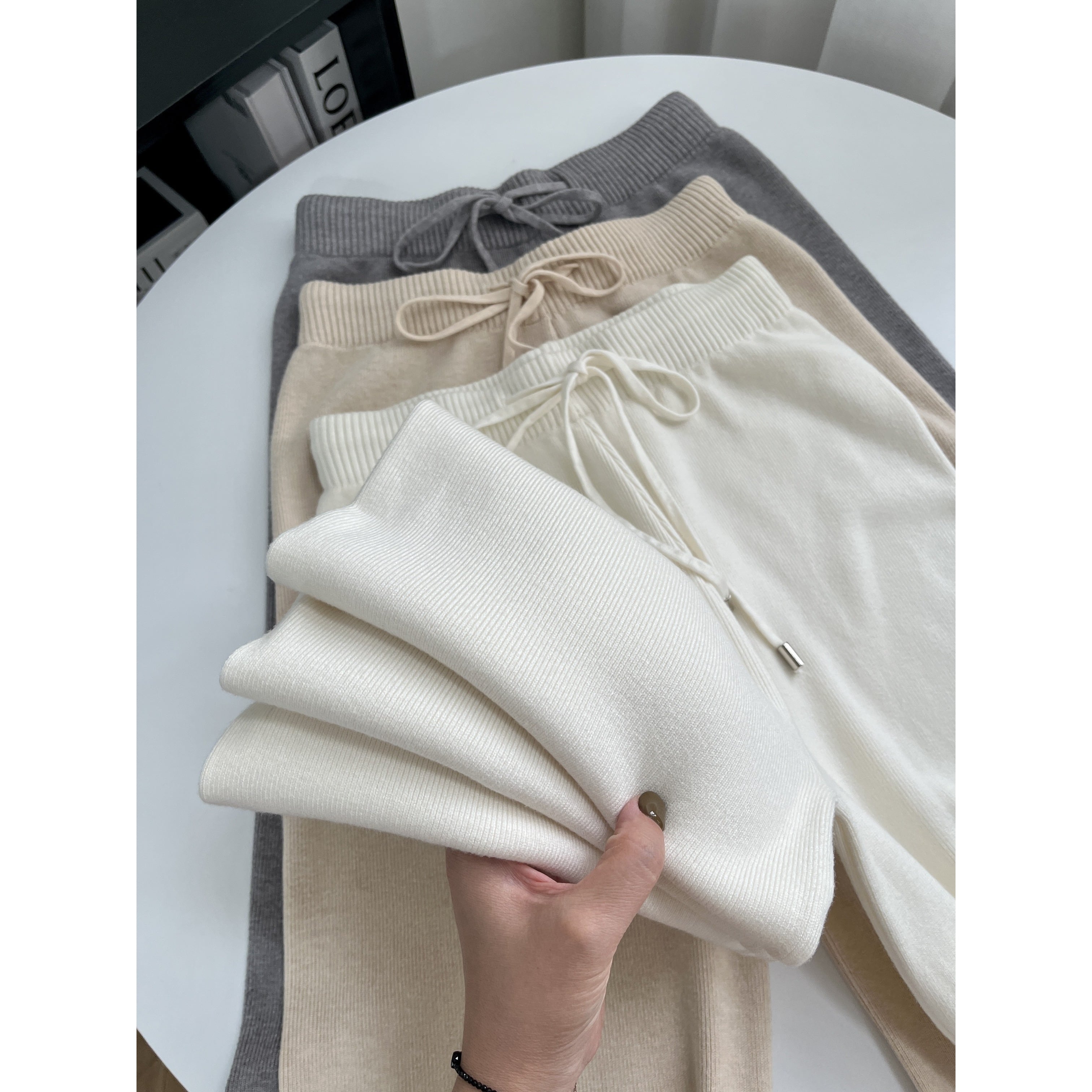 149cm〜 もち米ニットパンツ