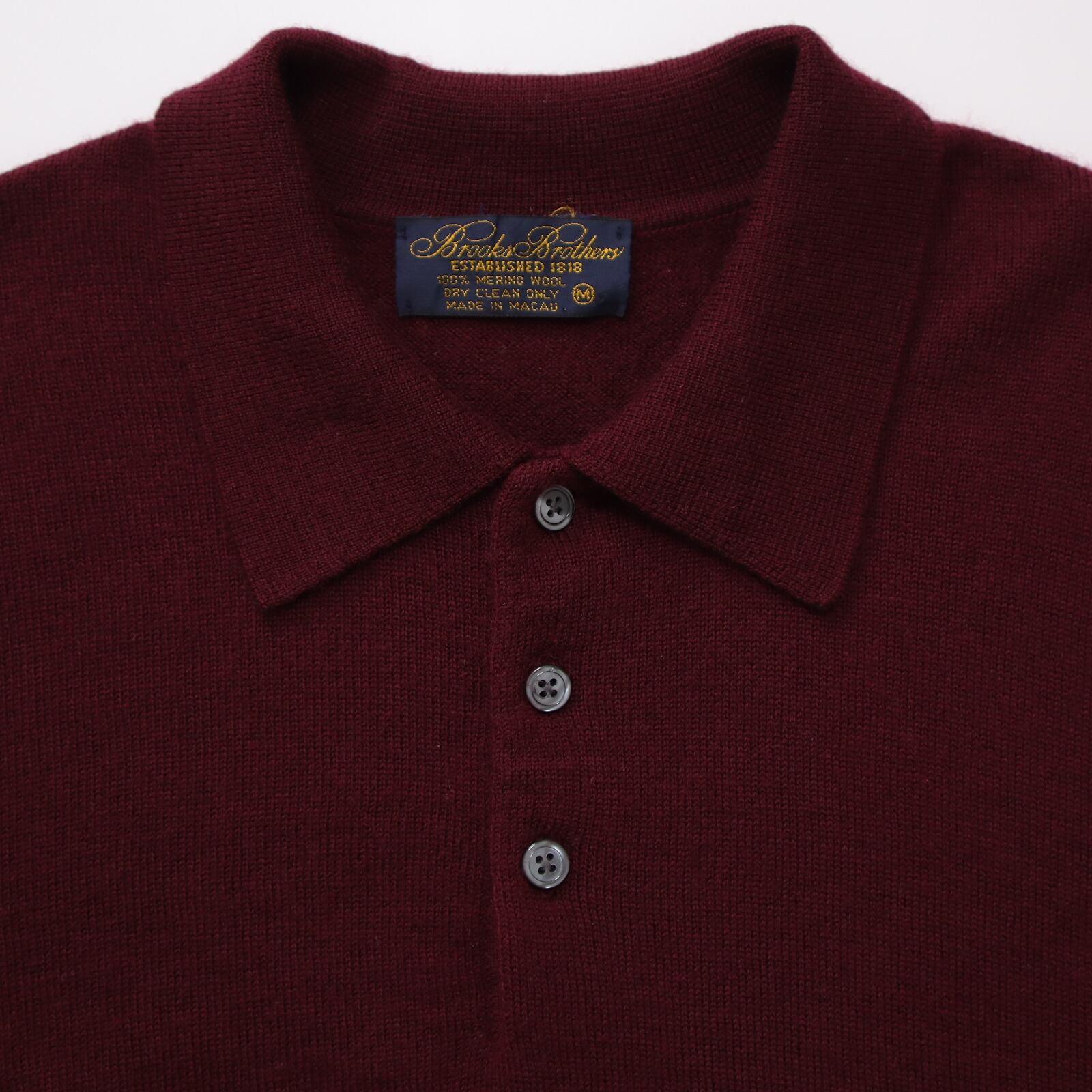 90s Brooks Brothers ポロ ウール ニット セーター