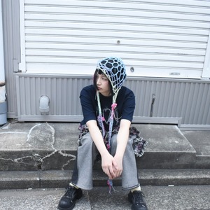 ラスト1☆yushokobayashi/flower knit cap