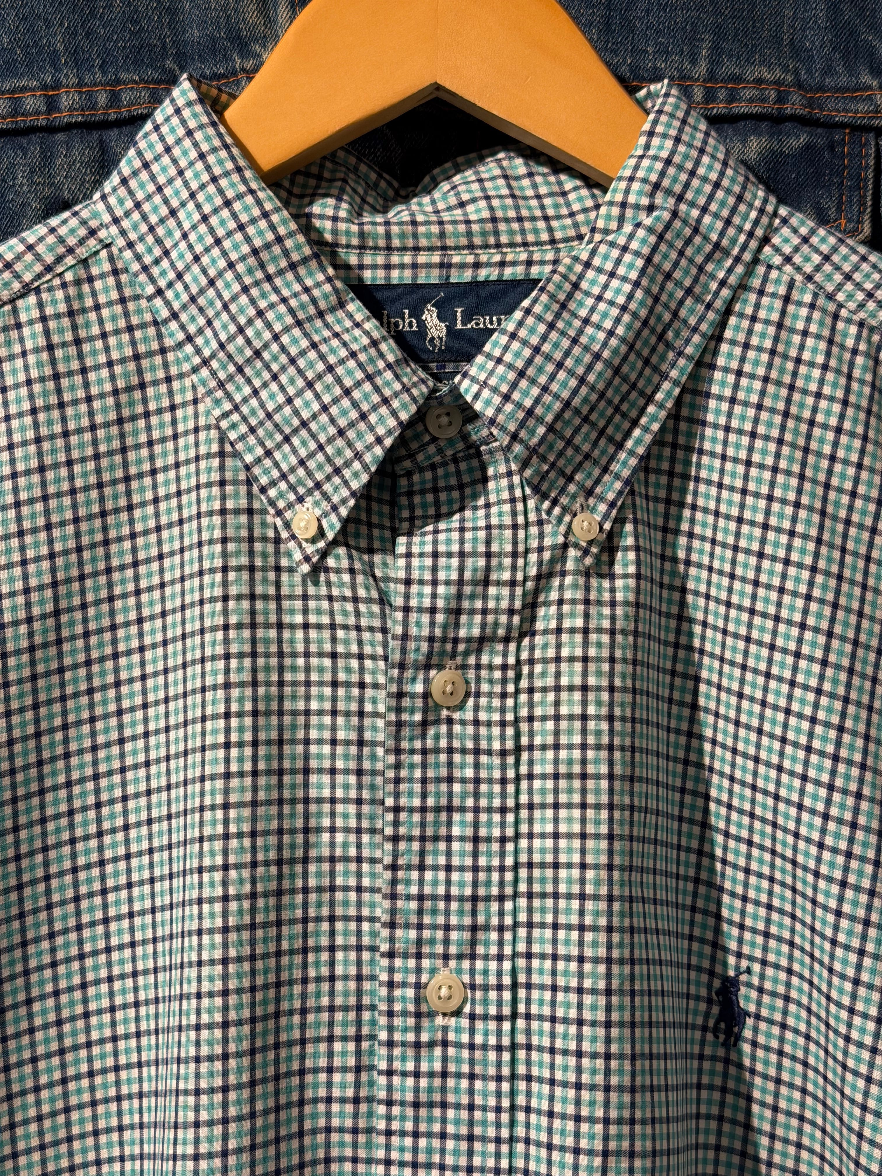 LINEN MADRAS CHECK SHIRT 】ラルフローレン マドラスチェック リネン