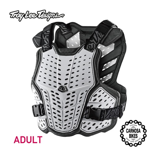【Troy Lee Designs】ROCKFIGHT CHEST PROTECTOR [ロックファイト チェストプロテクター] White 大人用