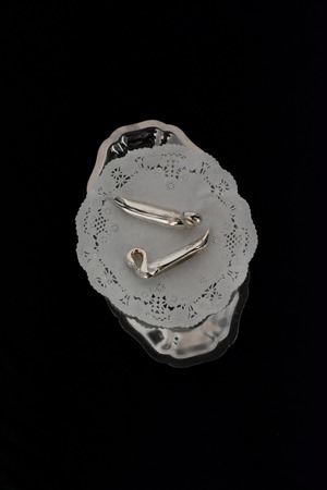 vintage cutlery rests swan