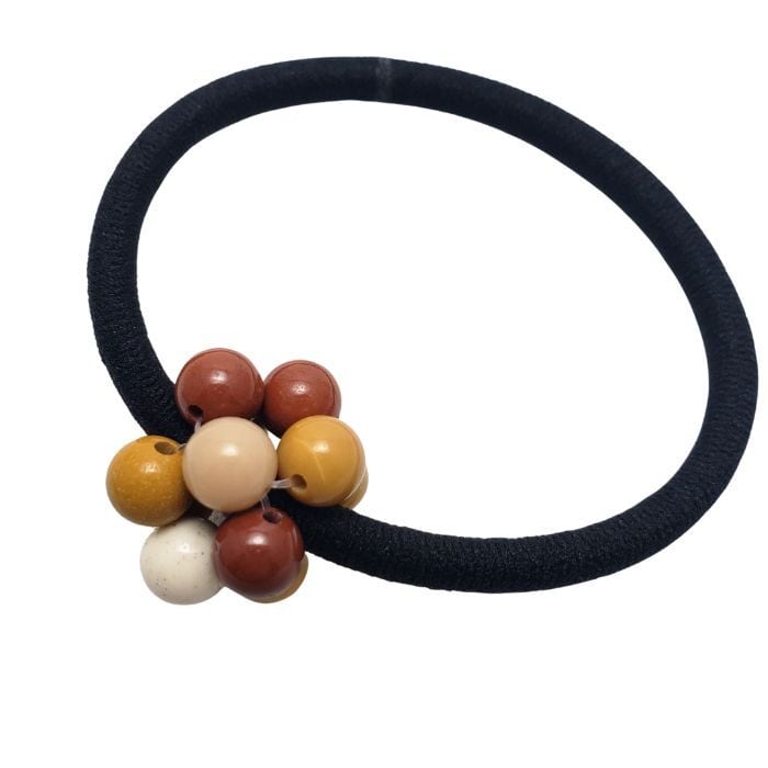 ビーズ ヘアゴム シュシュ  パワーストーン  モリオン ビーズ ヘアゴム シュシュ パワーストーン モリオン シルバー系 | STORES