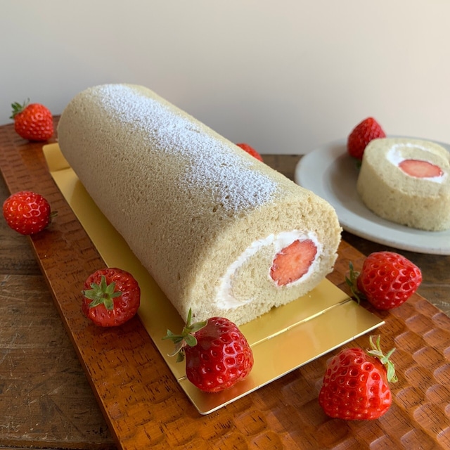 来店受取専用 小麦 白砂糖不使用 自然栽培米粉の越後姫ロールケーキ Rucoto 来店受取専用 小麦 白砂糖不使用 自然栽培米粉の越後姫ロールケーキ Rucoto