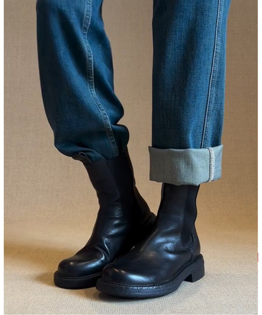 翌日発送◆ショートブーツ◆ジッパー無し【e-70266】