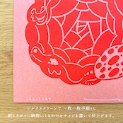 アートポスター 版画 フレーム無し おしゃれ 人気 北欧 風水 玄関 絵 正方形 花 モダン 赤 龍 バラ