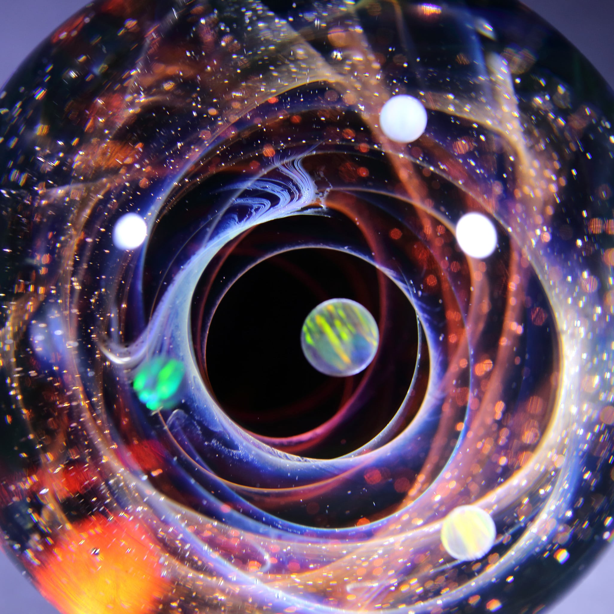 58mm Galaxy Glass Marble 宇宙ガラスマーブル - オブジェ no.M274