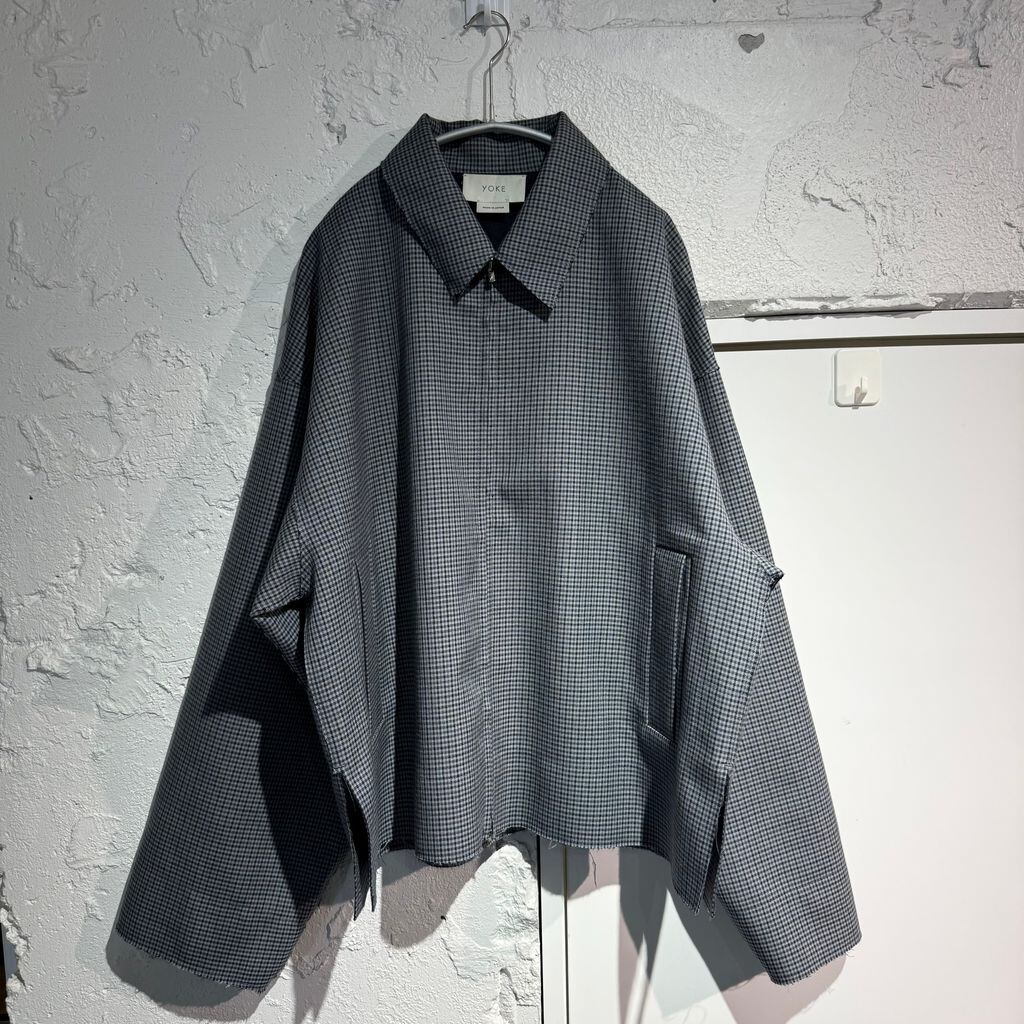 yoke cut-off drizzler jacket