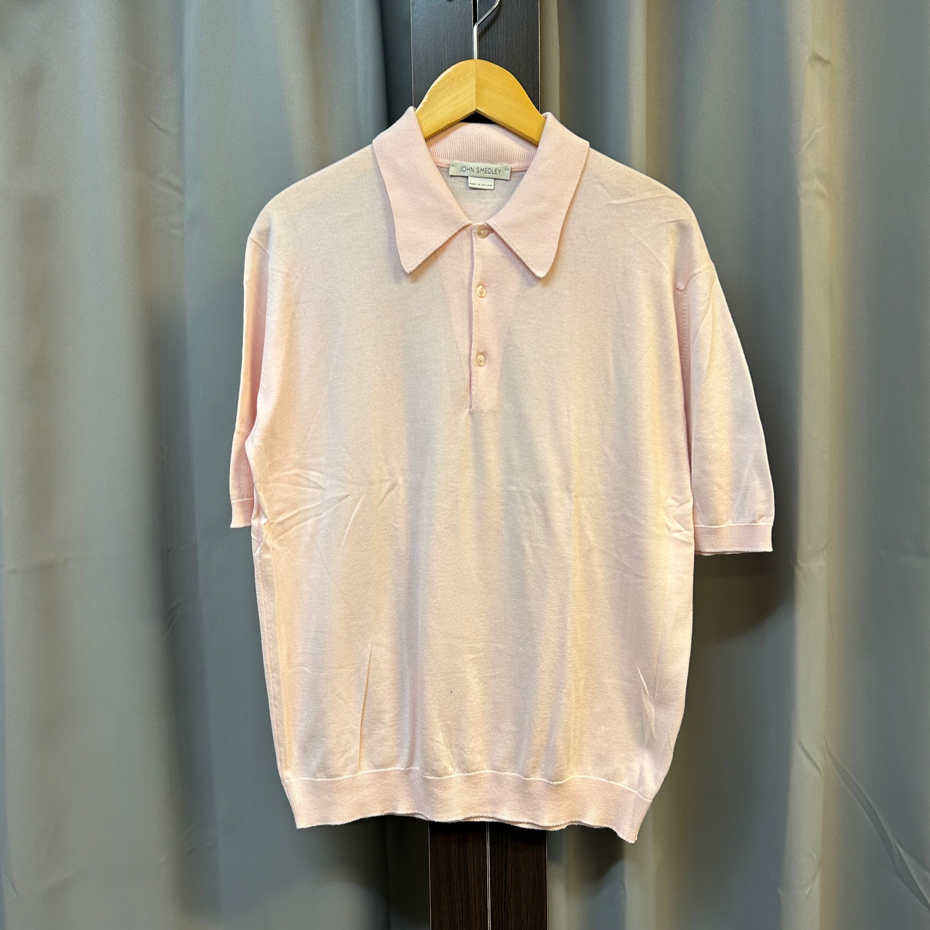 JOHN SMEDLEY COTTON KNIT POLO SHIRT《S》 | safarionline