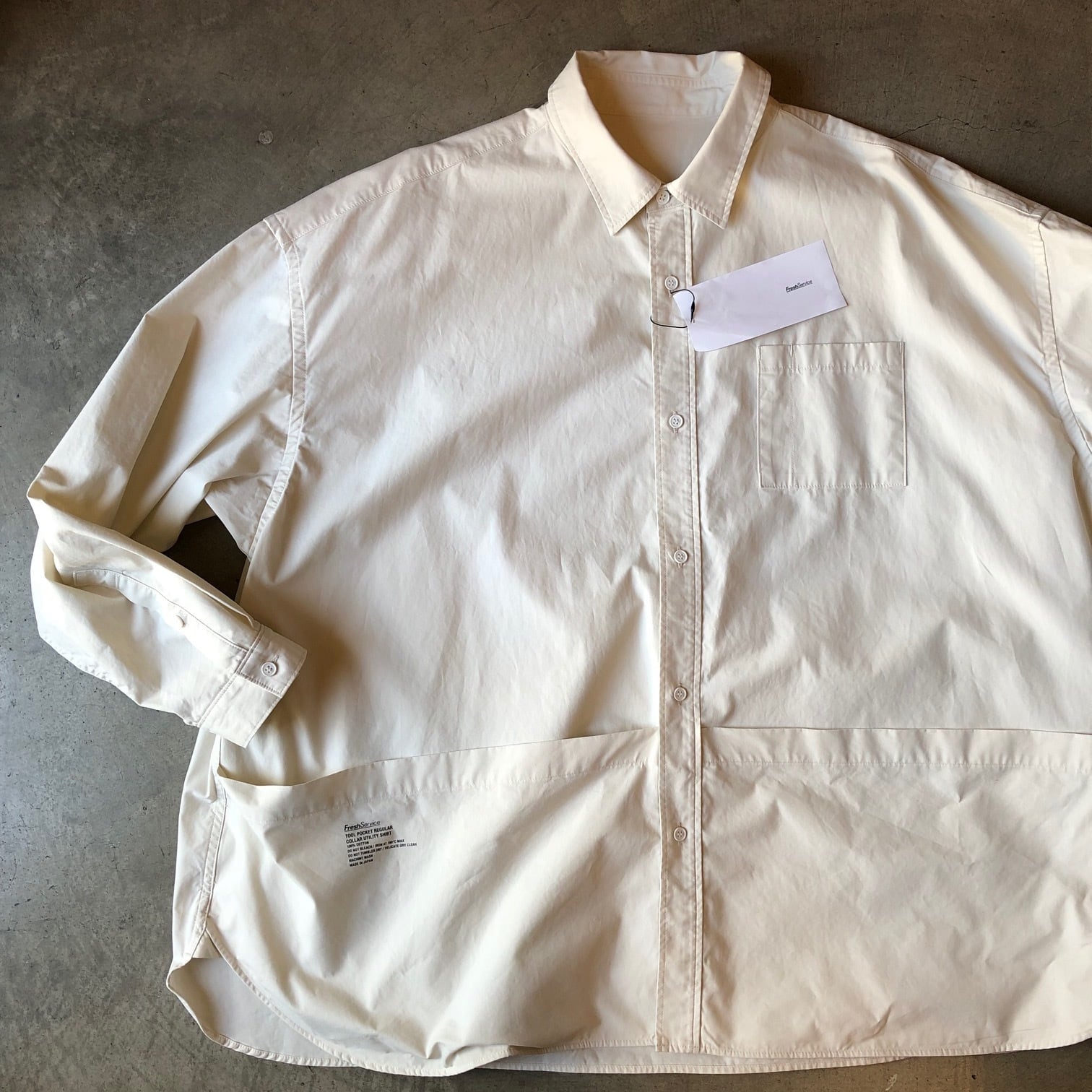 fresh service toolpocketshirts 19aw