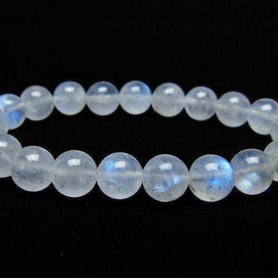 ムーンストーン ブレスレット 9mm 一点物 メール便可 [M便 1/10] 111-44934