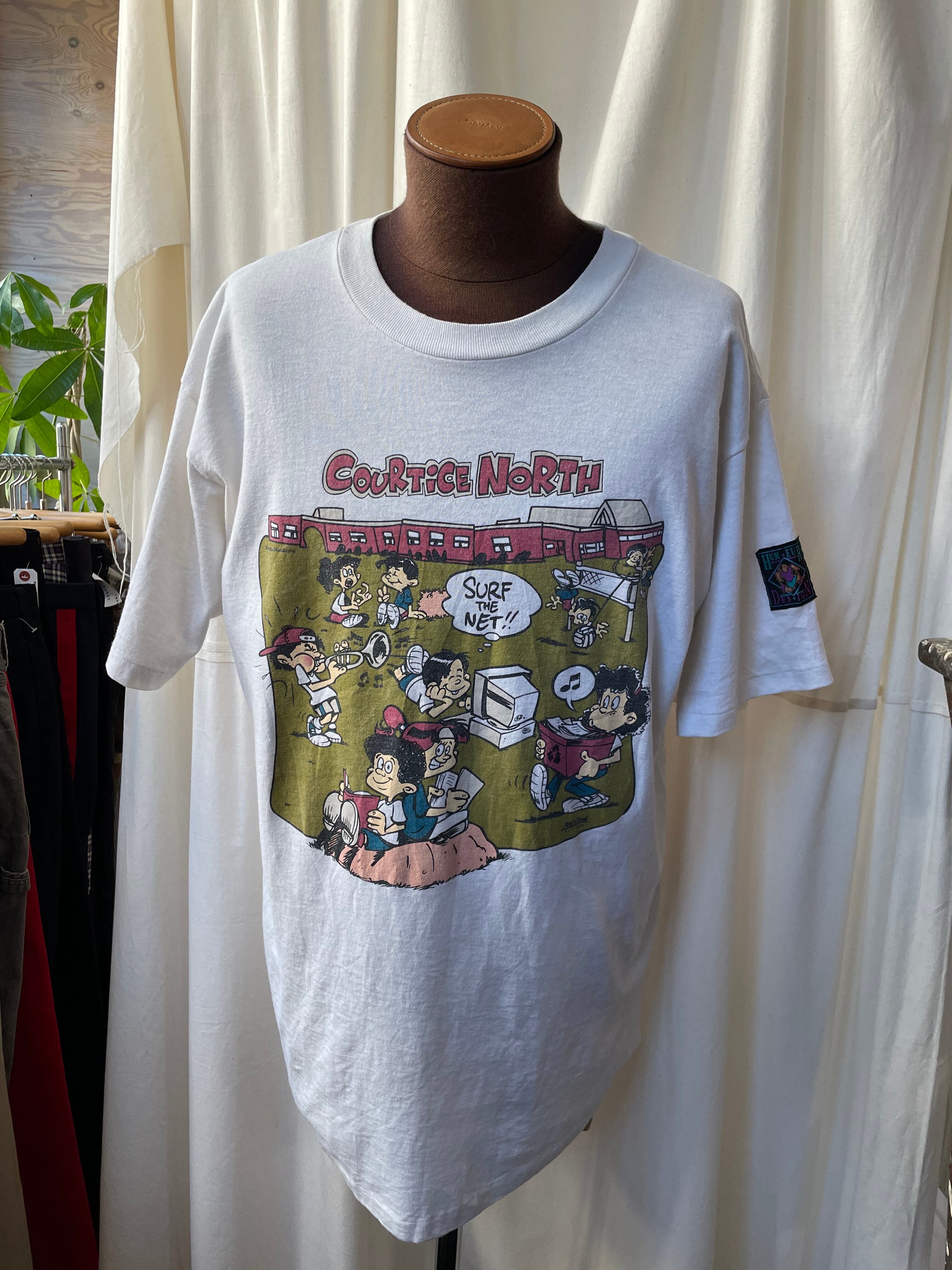 90's old Canada製 シングルステッチ半袖Tシャツ