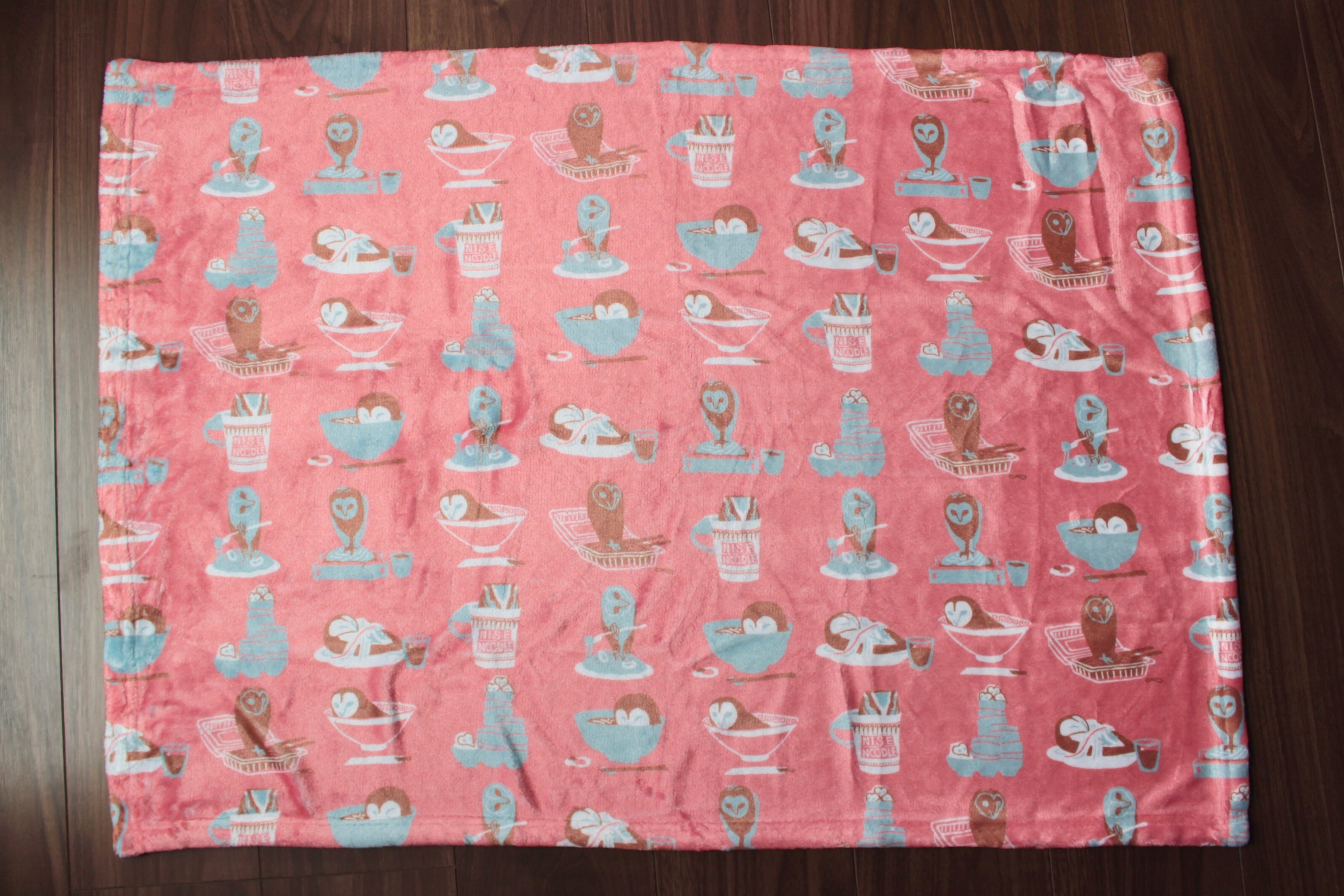 goen° plant planet　ふくろうブランケット シュニールコットン ミニブランケット CHOUCHO 70×90cm / グレー