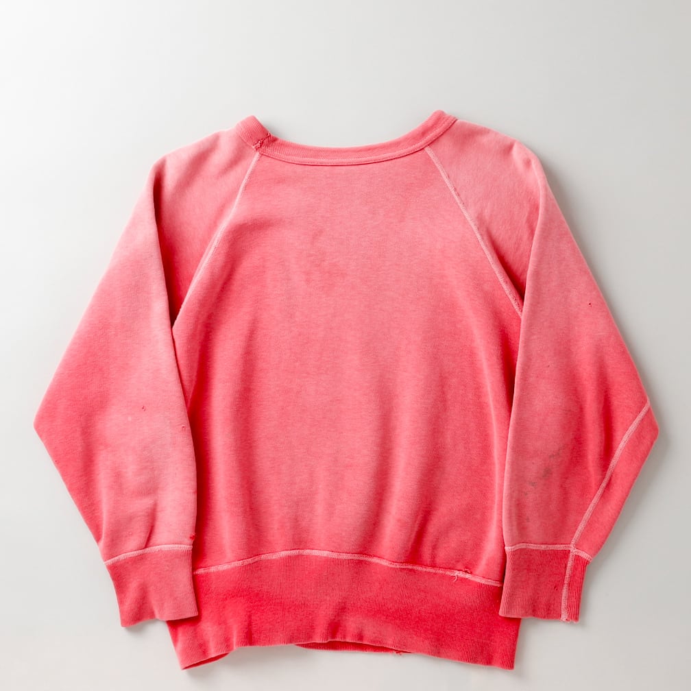 逸品】60s special vintage raglan sweat shirt made in USA fade red 