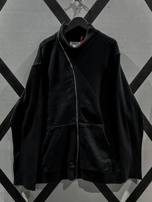 【X VINTAGE】"変形" Vintage Loose Zip Up Sweat Jacket