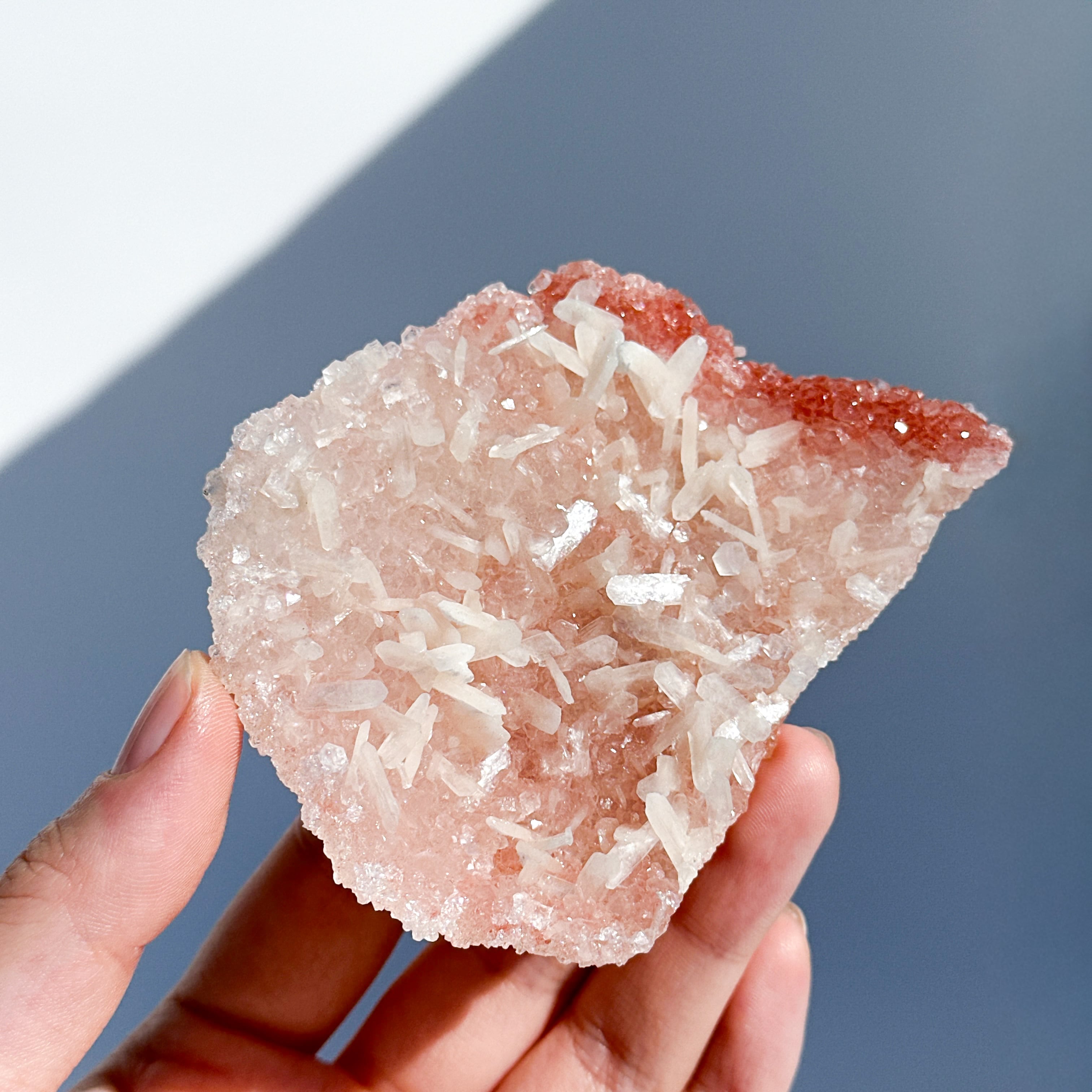 レッドアポフィライト(スティルバイト共生) 31◇Red Apophyllite ◇天然石・鉱物・パワーストーン