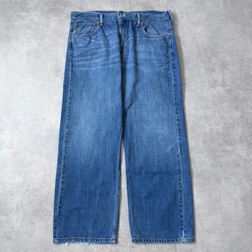 リーバイス569 Levis W33 ブルーデニム 青 古着 ヒゲ 20471 ポーランド 