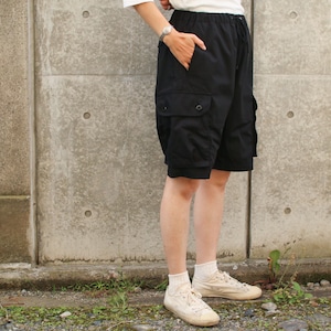 ARMY TWILL_COTTON/POLYESTER PLAIN AM CARGO SHORTS
