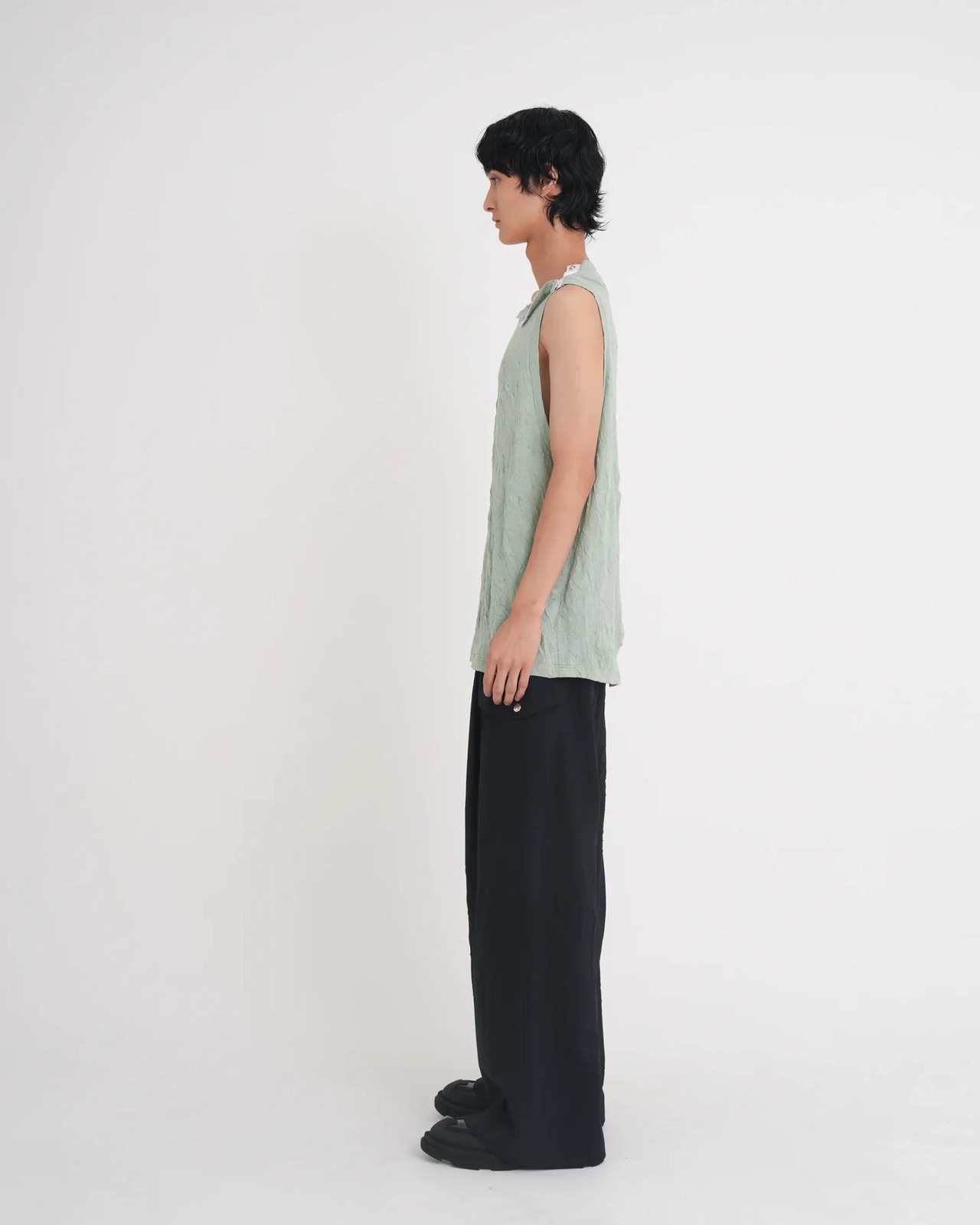 【26SS】Tamme タム / WRINKLED SLEEVELESS TOPS - 5