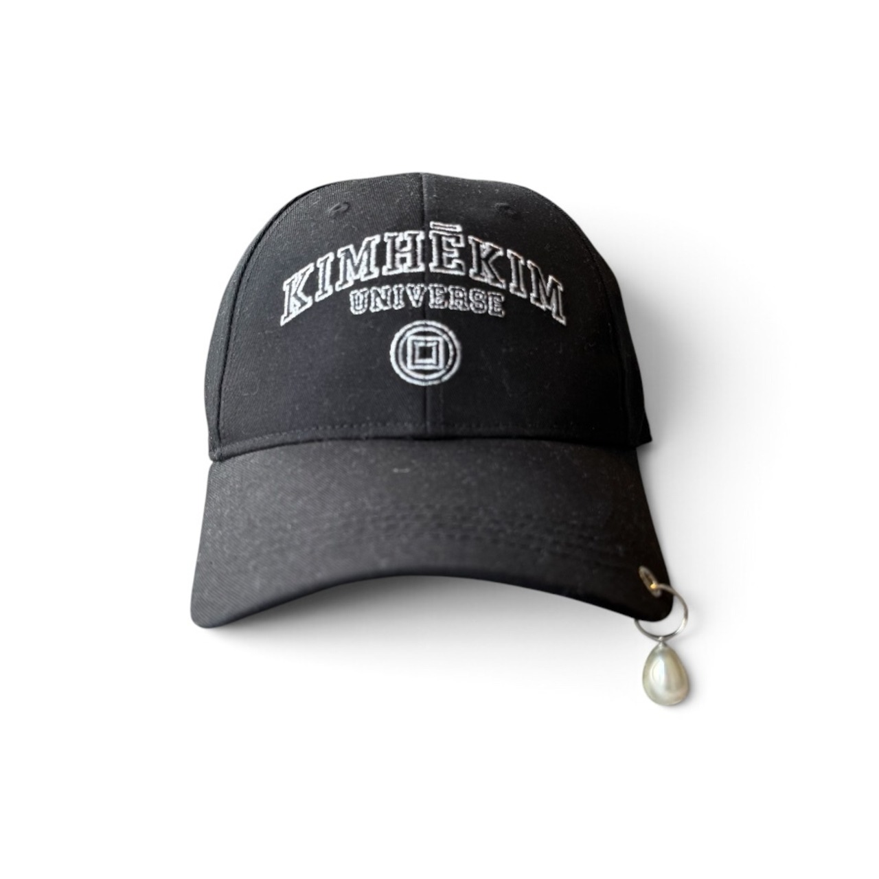 【KIMHEKIM】PEARL PIERCED BASEBALL CAP - 1
