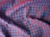 bengal fabric b48 blue red checked