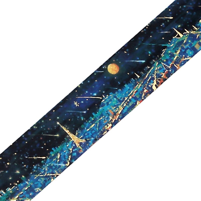 新作☆ 2023.9月 BGM「流れ星の夜・灯火」 20mmx5m ライフ箔押し