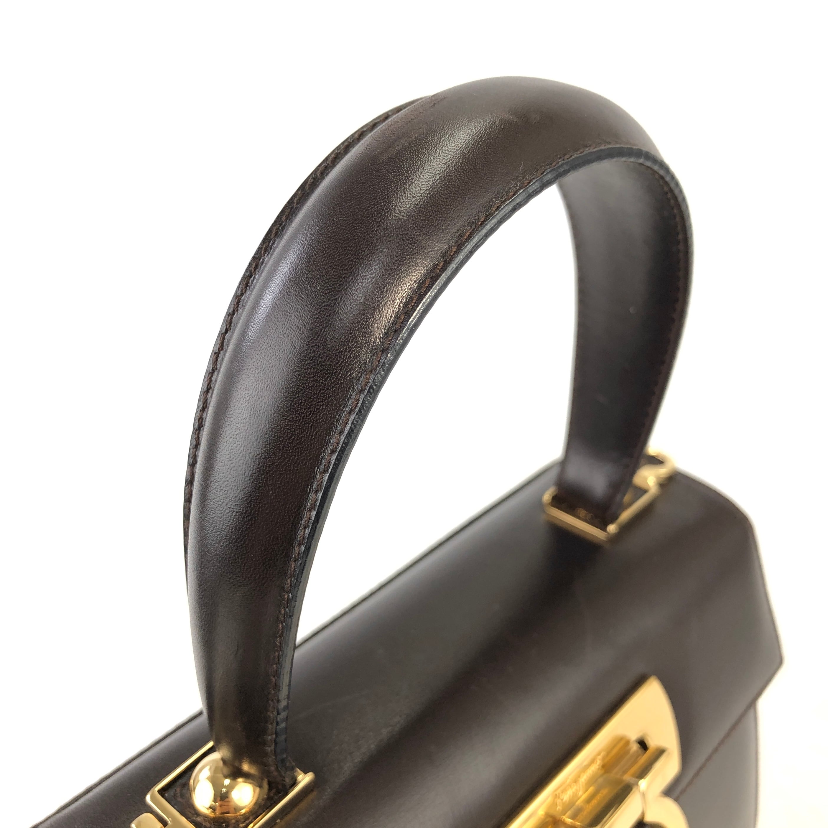 Salvatore Ferragamo フェラガモ ガンチーニ レザー 2way Salvatore Ferragamo フェラガモ ガンチーニ レザー 2way