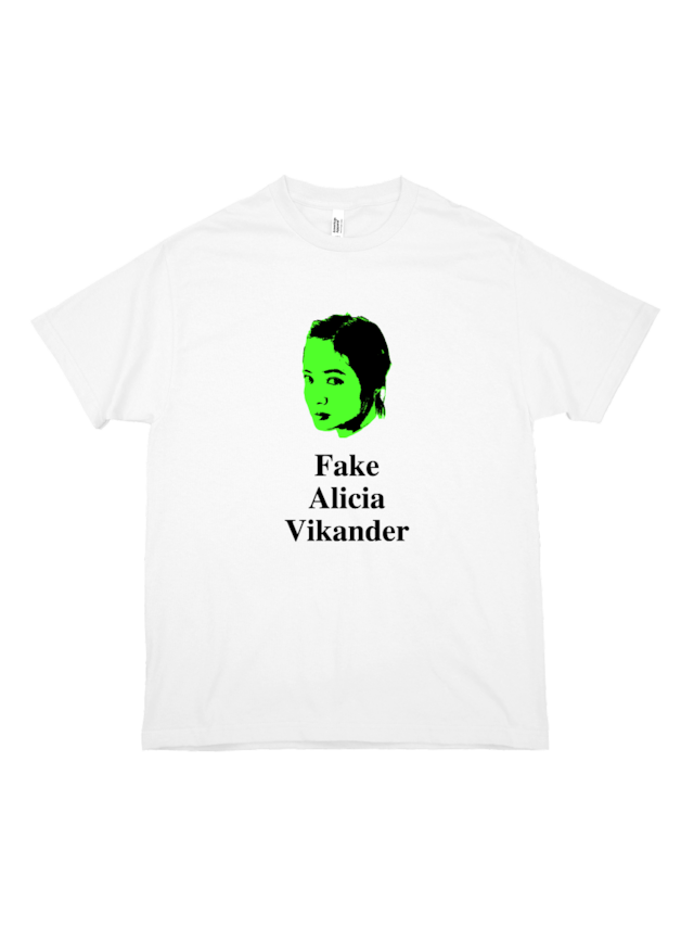 Fake Hollywood: Fake Alicia Vikander S/S T-SHIRT