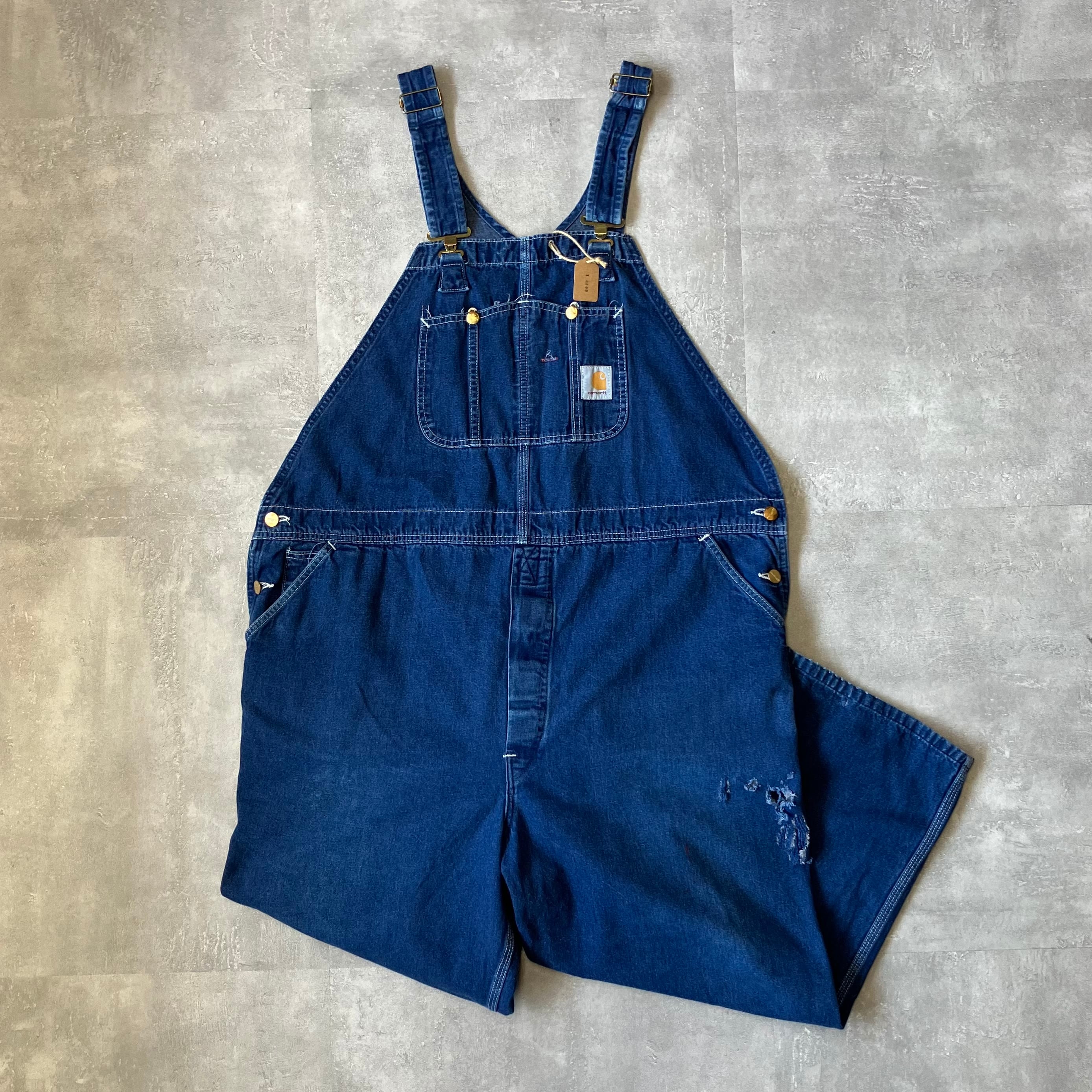 《実寸w49l24》Carhartt カーハート オーバーオール デニム No.3469