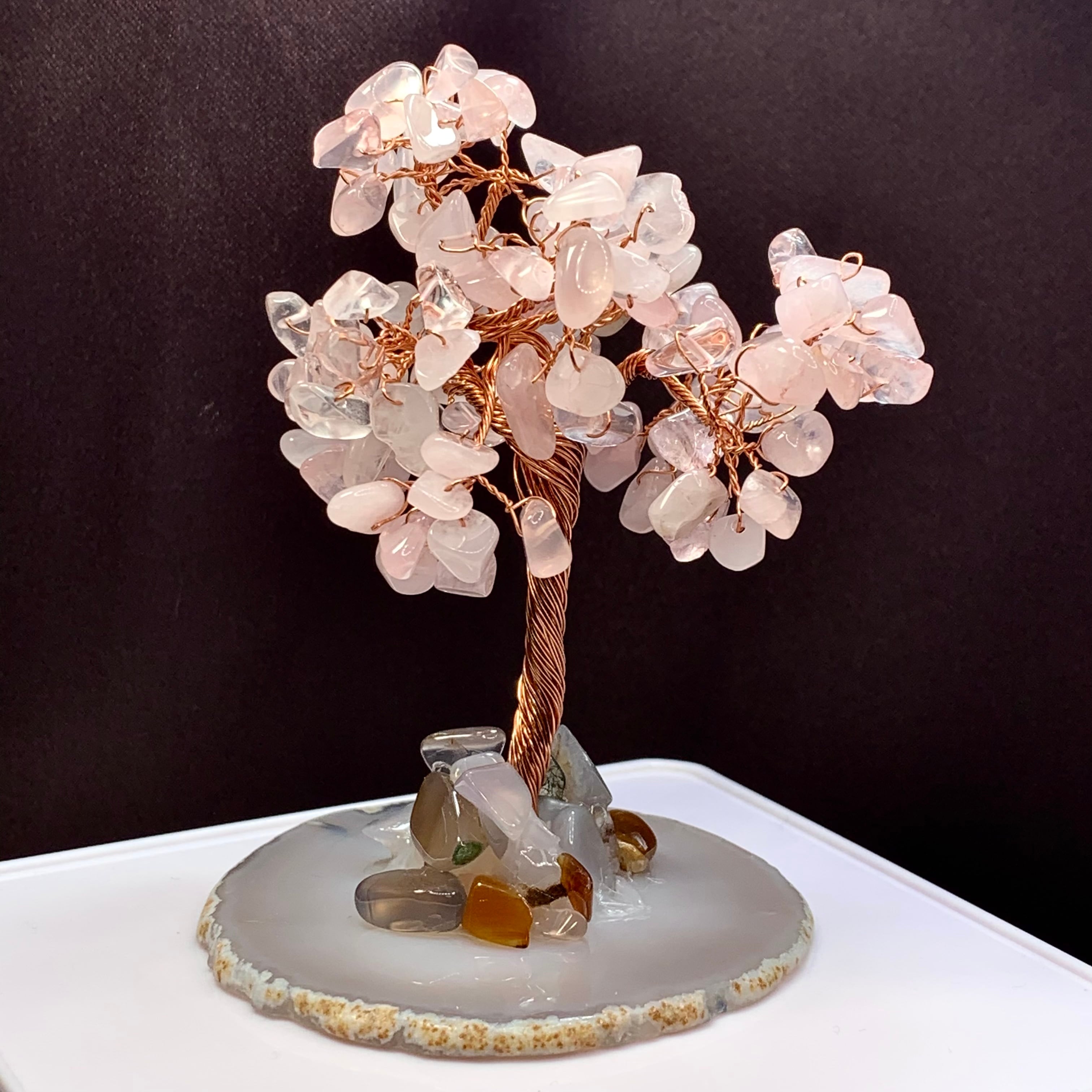 no1.桜満開の様な天然石ツリー・ローズクォーツ | Naturaltreasure