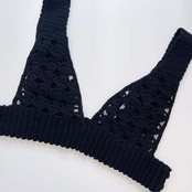 [Pattern] シェルメッシュコットンビスチェ