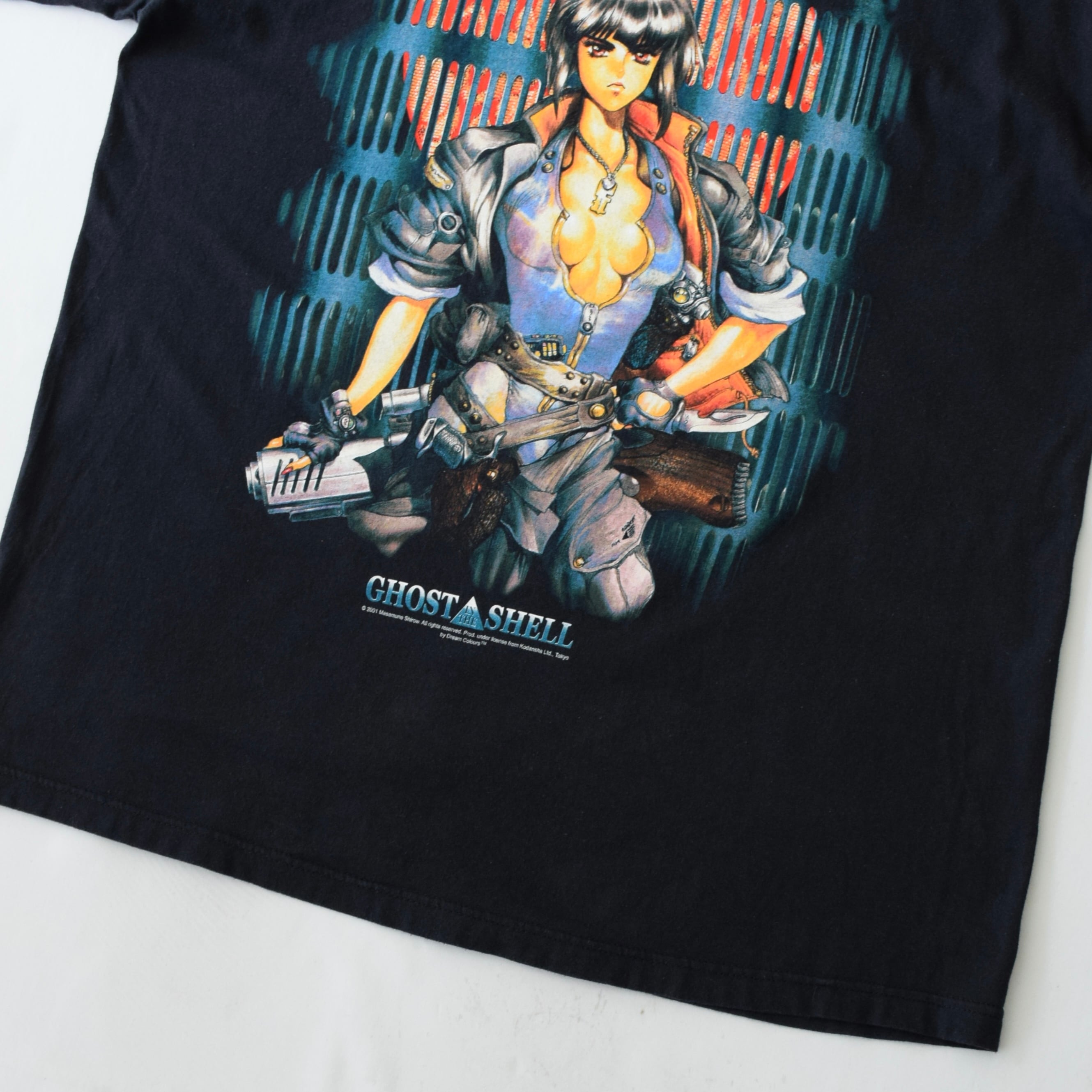 スペシャル】'01 攻殻機動隊 草薙素子 半袖プリントTシャツ メンズ XL