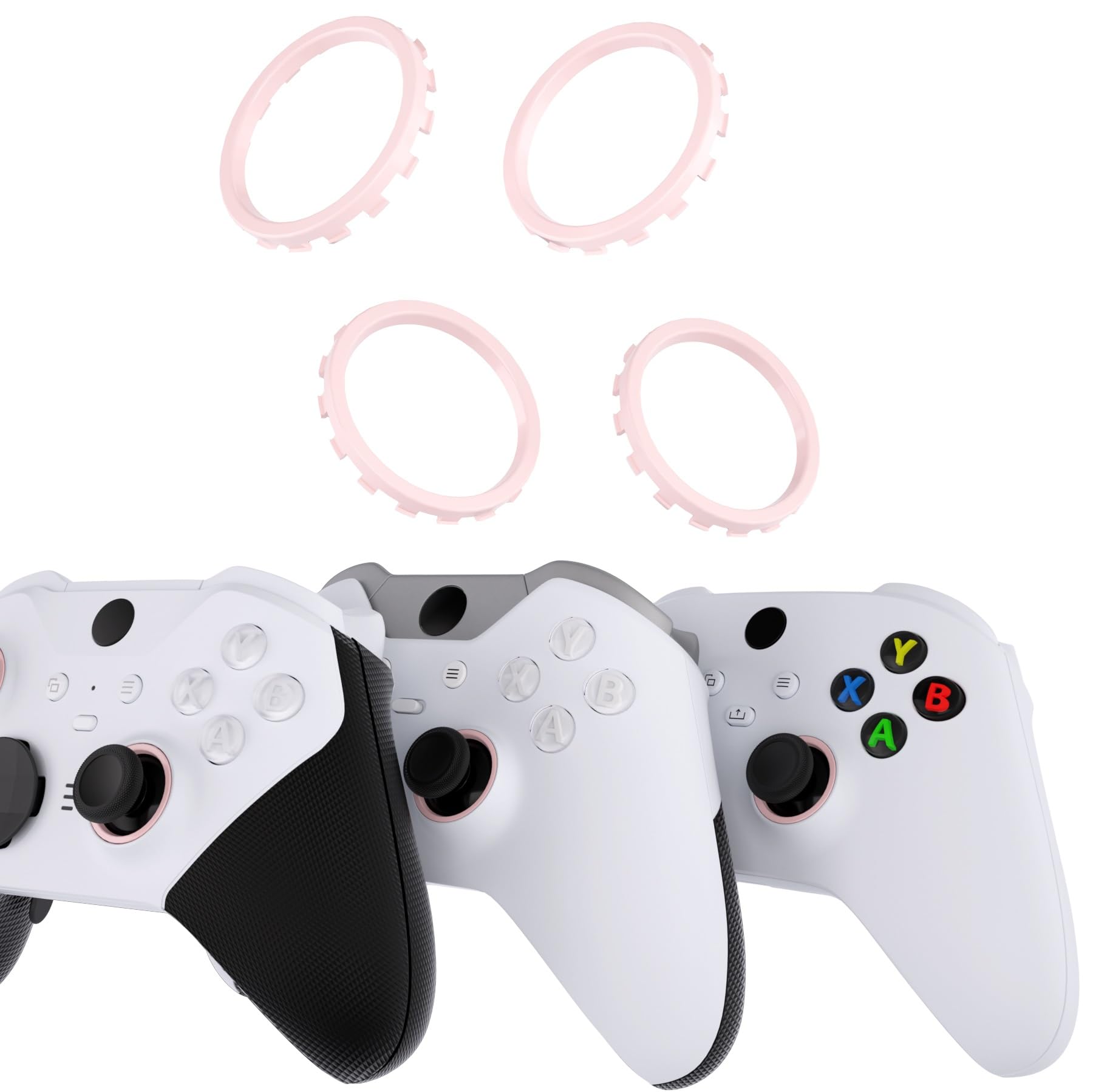【在庫処分】eXtremeRate 交換用アクセントリング、xbox elite series 2 core対応用、elite series 2対応用、xbox one elite対応用、xbox series X/S対応用、eXtremeRate ASRバージョンシェル対応用ピュアカラーの交換アクセントリング
