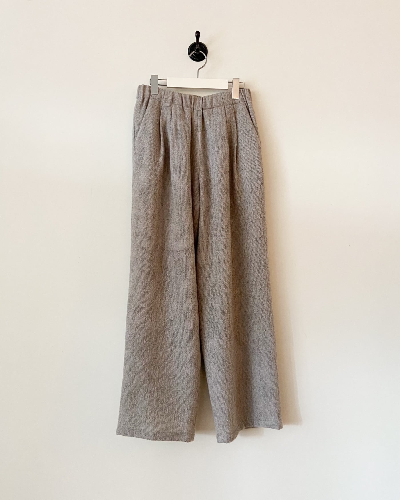evam eva ウールワイドパンツ wool wide pants