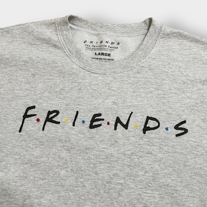 FRIENDS 海外ドラマ ロゴ プリント スウェットシャツ トレーナー 古着